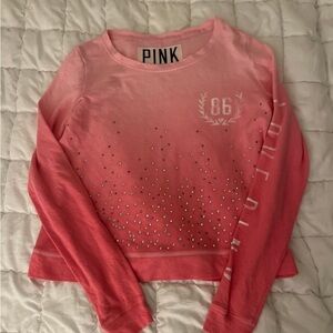 PINK Victoria's Secret Ombre Pink Long Sleeve Tee